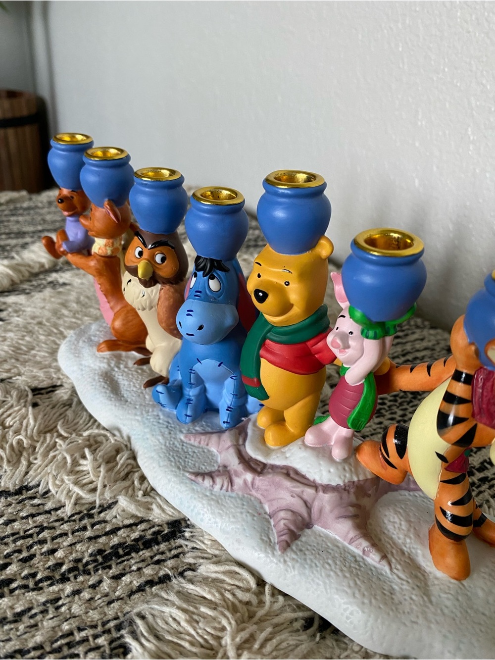 Winnie The Pooh And Friends "RARE" Menorah 1997 Model